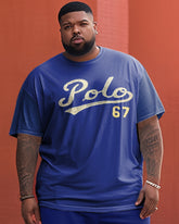 Plus Size Men's Polo 67 Two-Piece Set